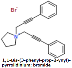 CAS#1,1-Bis-(3-phenyl-prop-2-ynyl)-pyrrolidinium; bromide